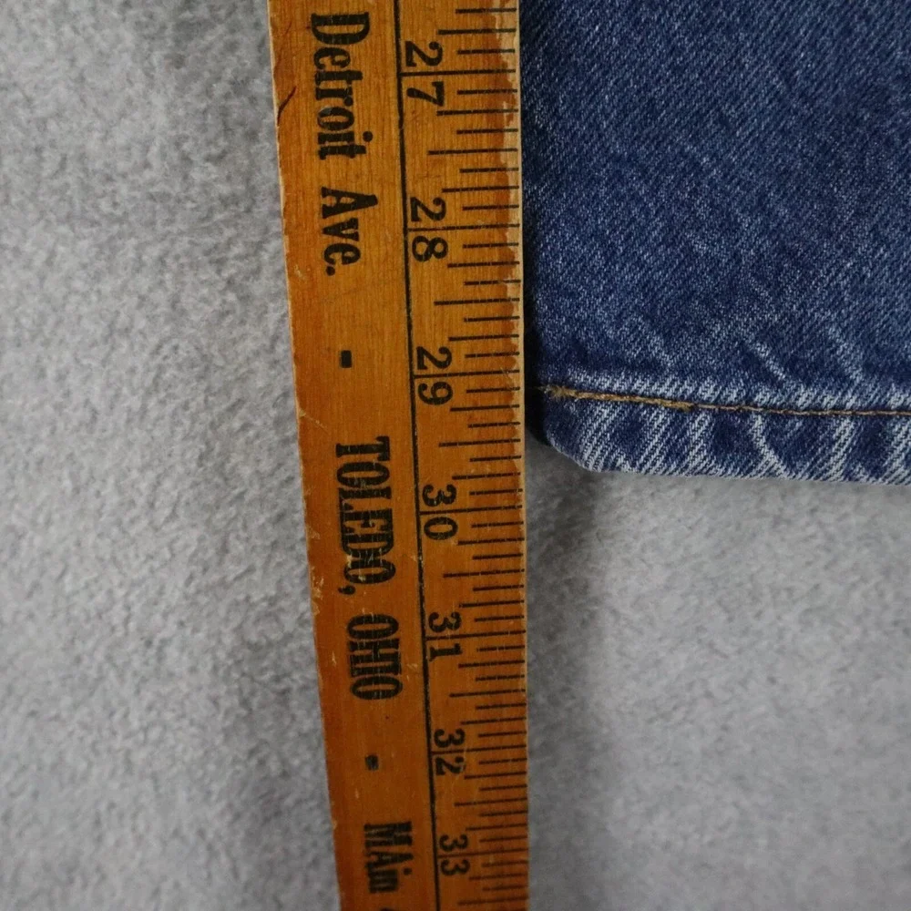 Vtg Levi's 540 Jeans Mens 44x30 Relaxed Fit Brown Tab 5-Pocket Cotton Denim Blue